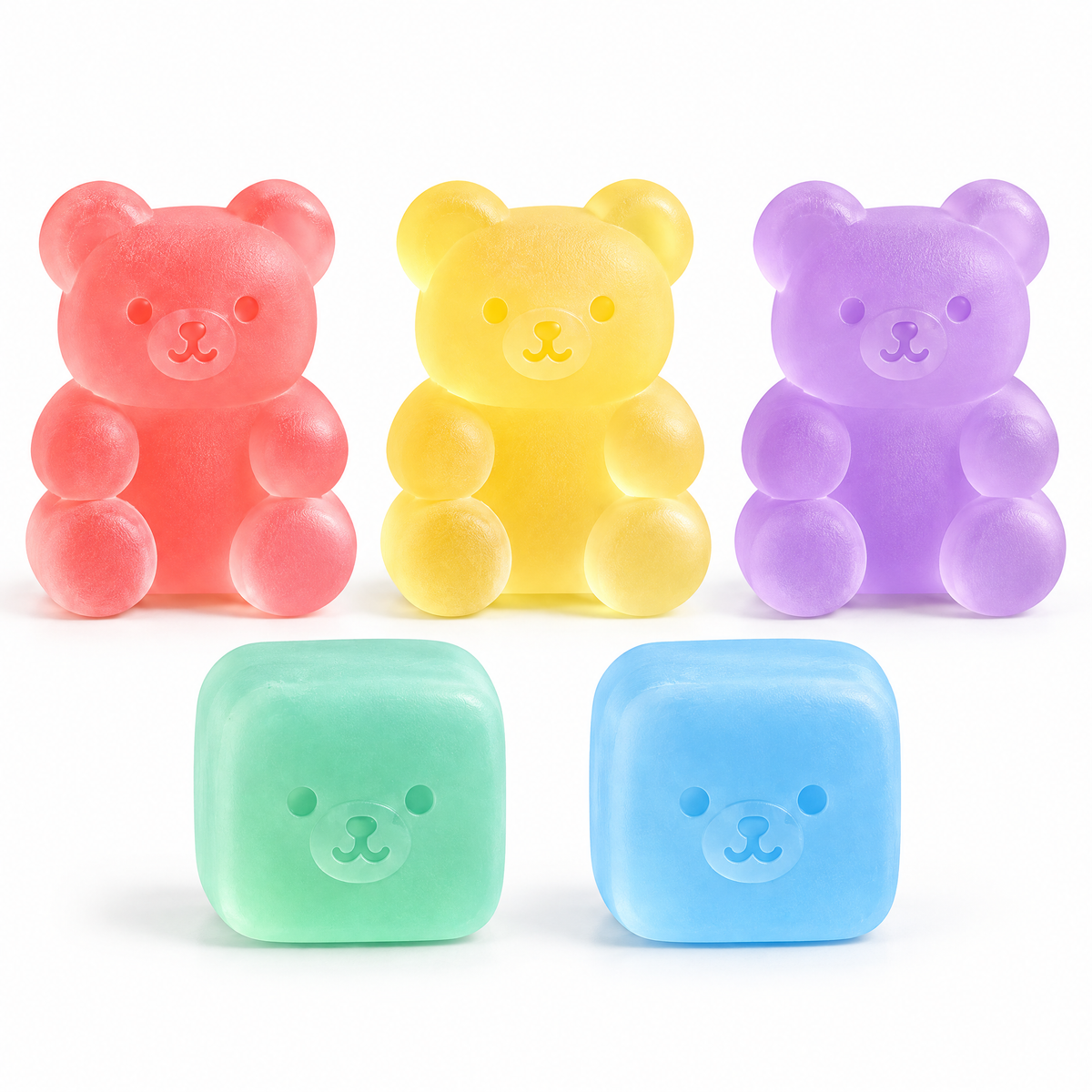 Melqavryn™ Colorful Squishy Bear Set