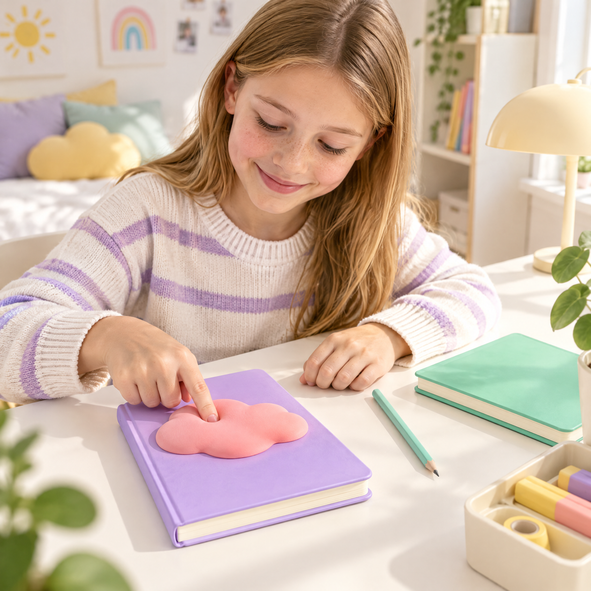 Melqavryn™ Soft Cloud Cover Notebook