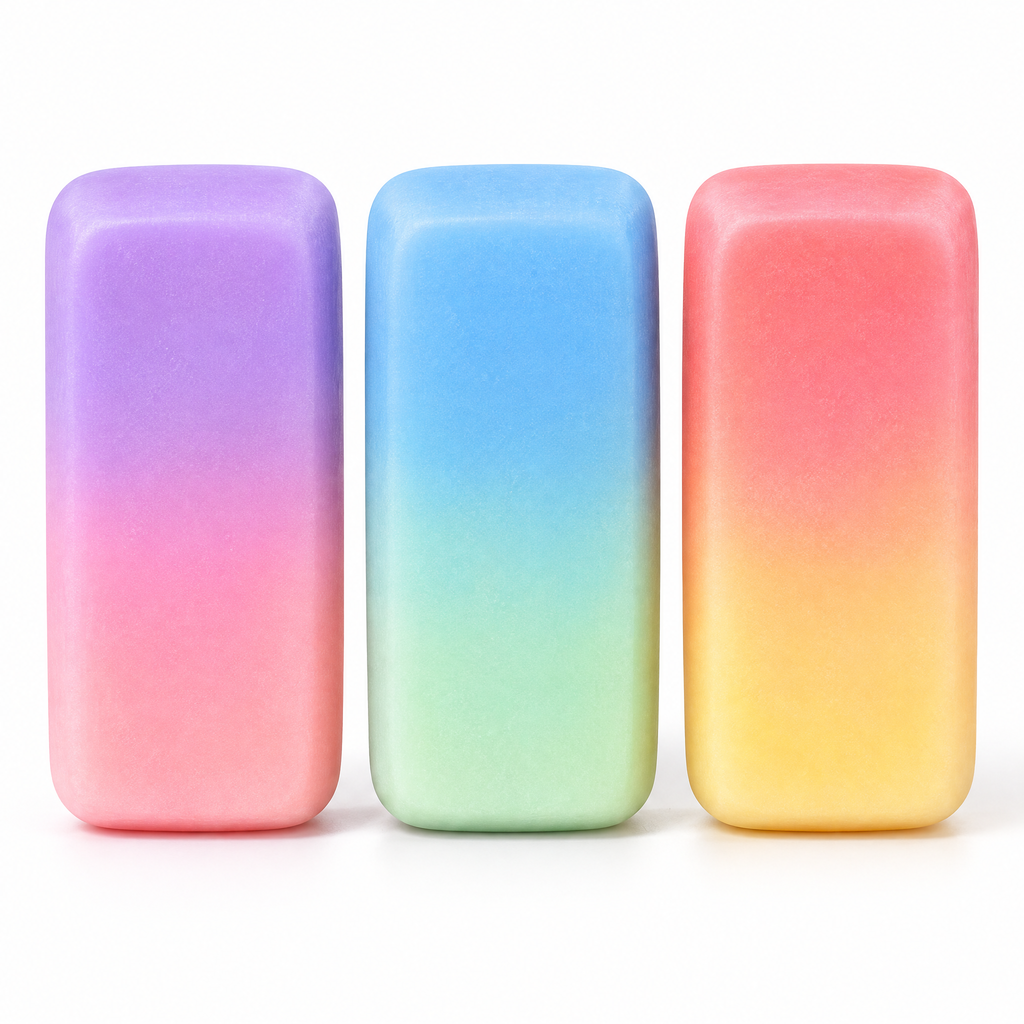 Melqavryn™ Gradient Color Block Eraser Set