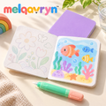 Melqavryn™ Reusable Water Painting Activity Book