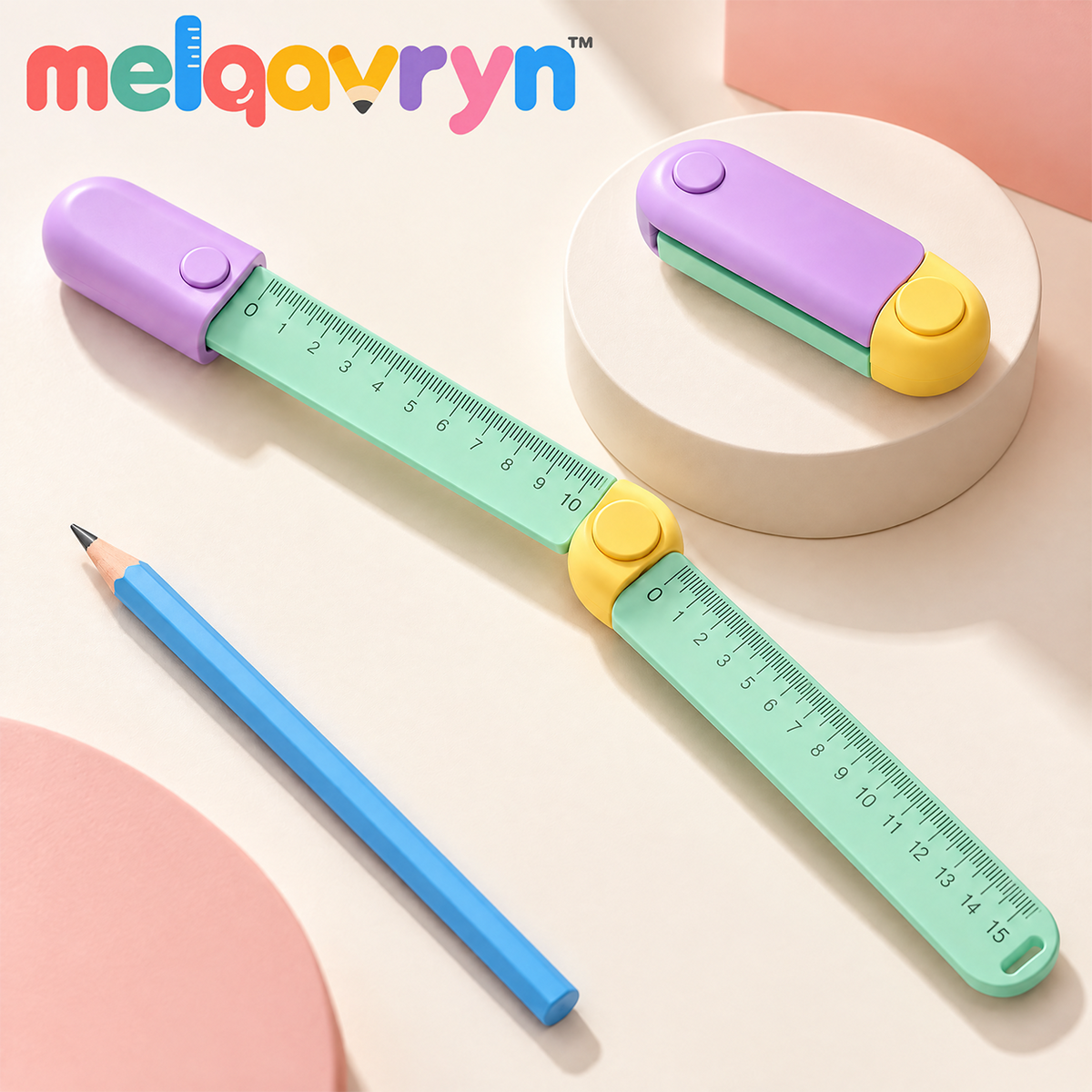 Melqavryn™ Foldable Pocket Ruler product image