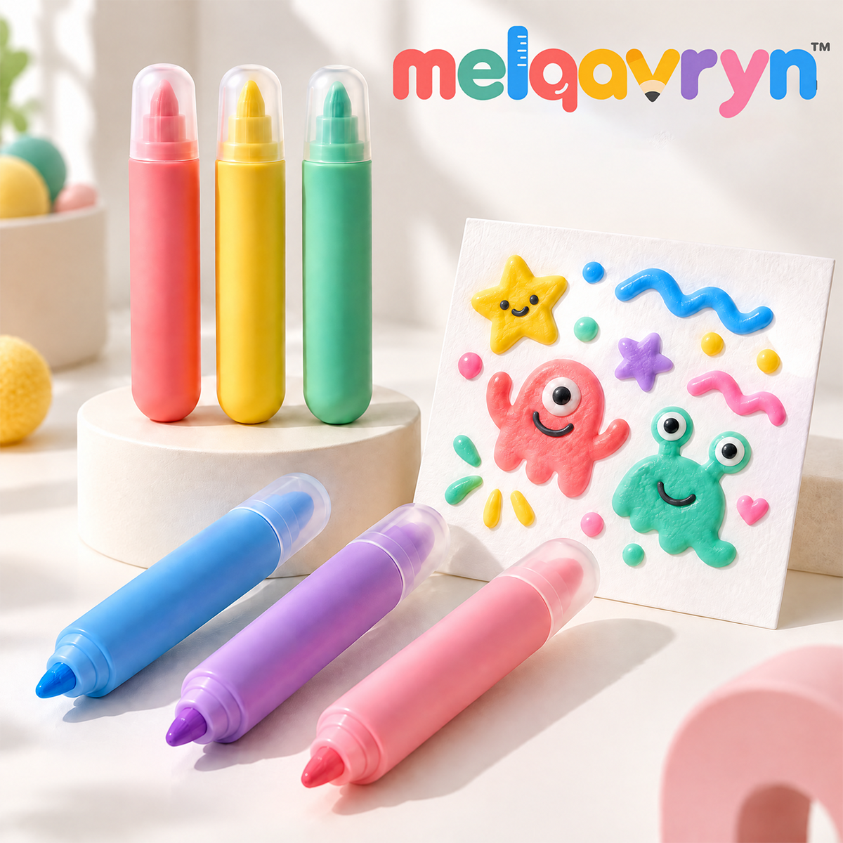 Melqavryn™ Washable Dot Marker Set