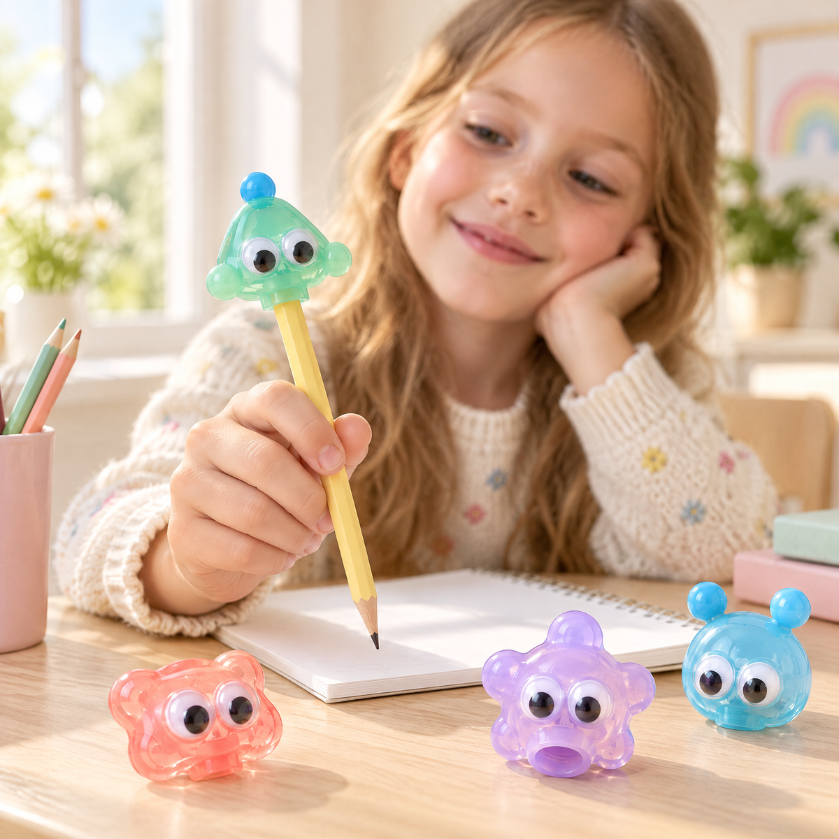 Melqavryn™ Googly Eye Pencil Topper Set