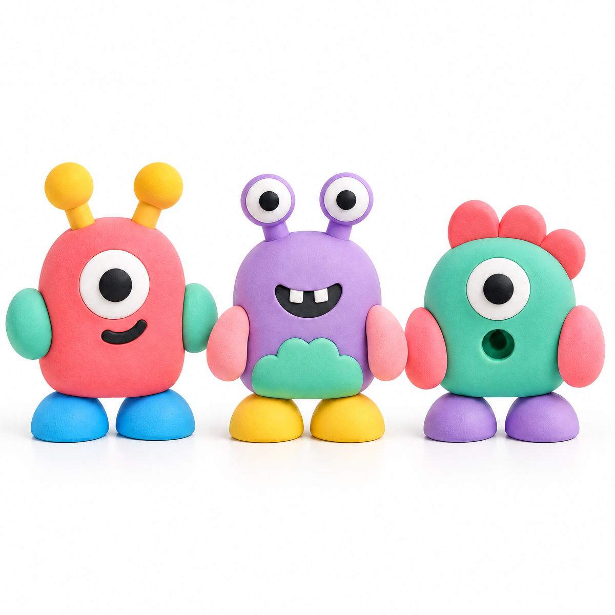 Melqavryn™ Build-Your-Own Monster Eraser Set